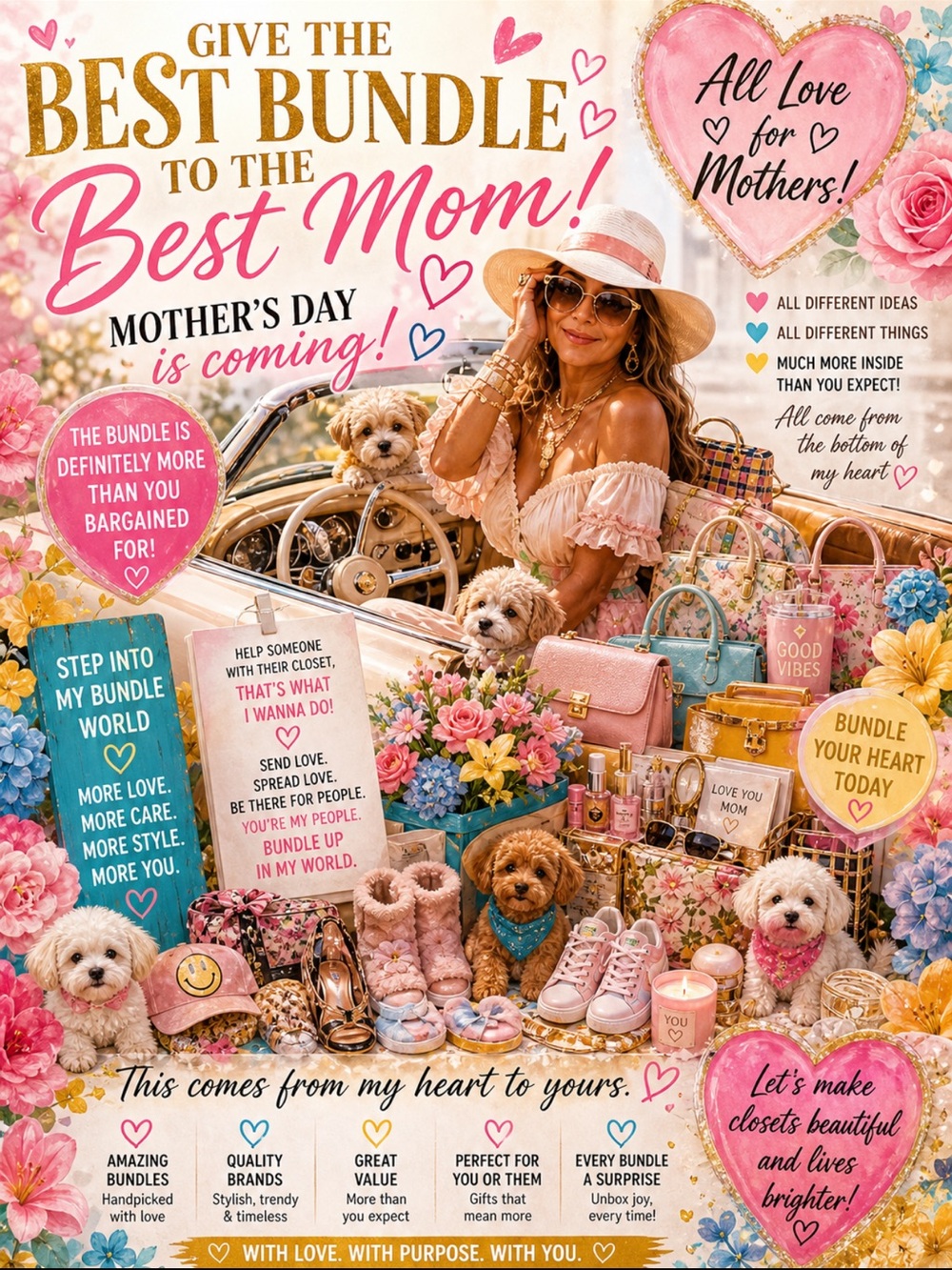 Mother's Day Pink Floral Bundle